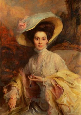Philip Alexius de Laszlo Crown Princess Cecilie of Prussia oil painting image